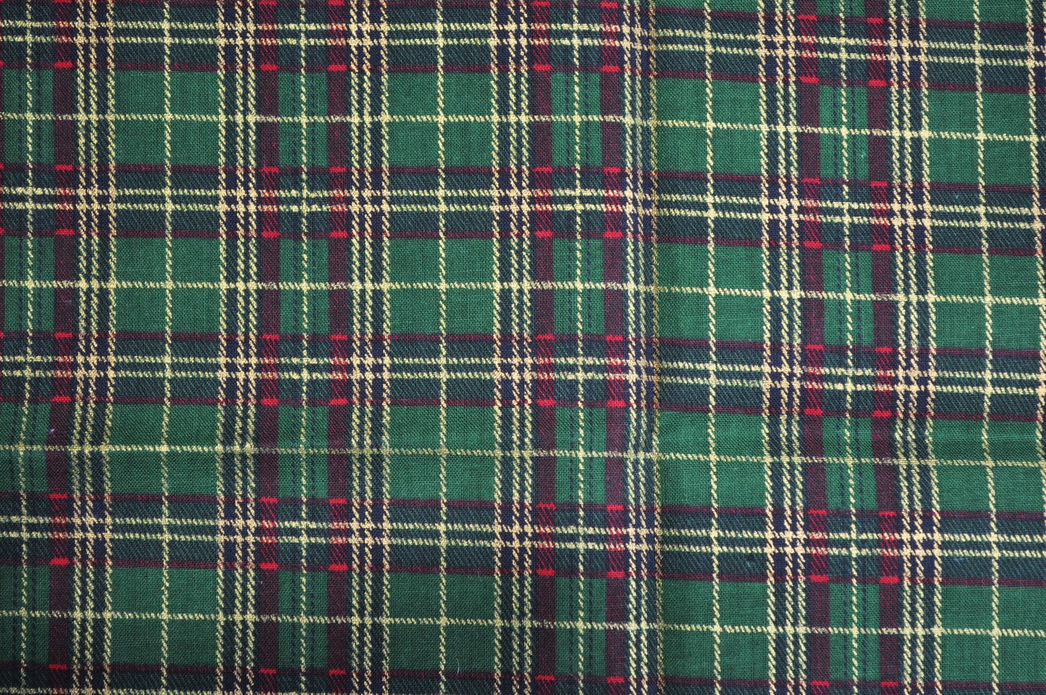 Red And Green Tartan 2