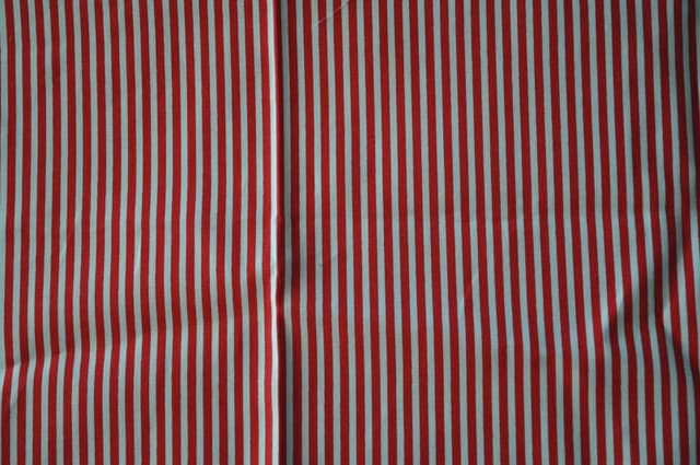 Red Stripes On White