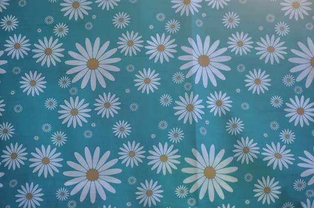 Teal Flowers