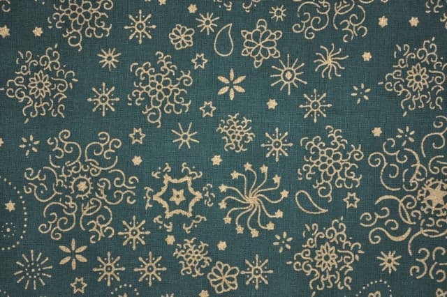 Gold Stars On Green