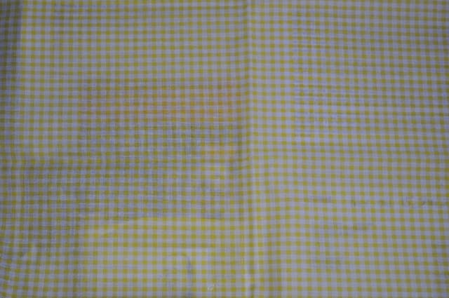 Yellow gingham