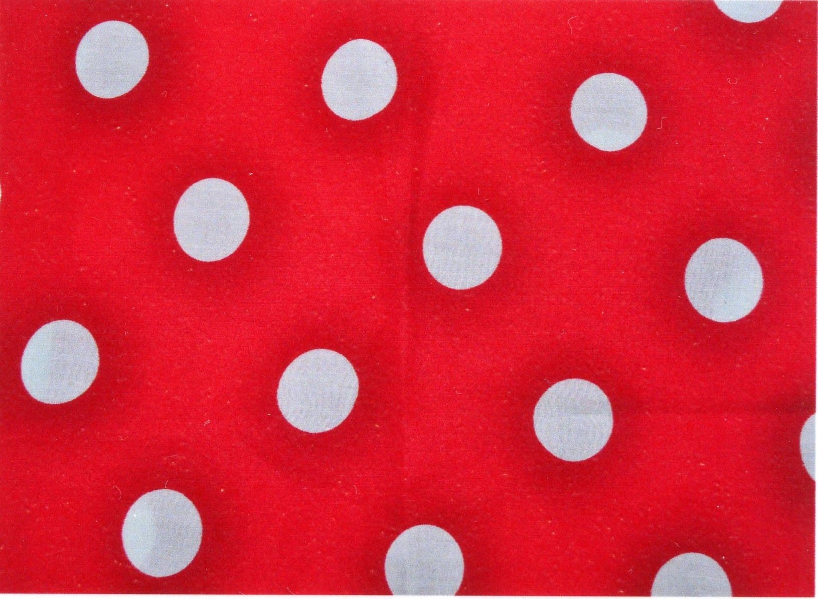 White Spots On Red