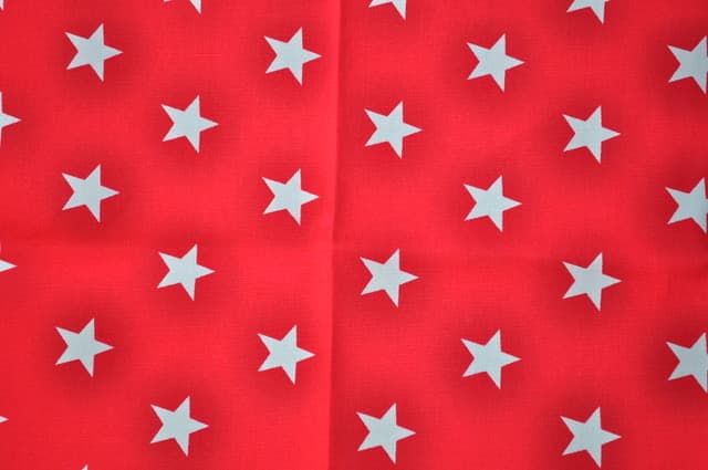 White Stars On Red